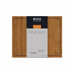 Eno PADBG53, Rectangulaire, Bois, Acier inoxydable, Bois, Monochromatique, 410 mm, 340 mm