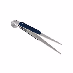 Pince fine pour manipuler les petites pièces - manche ergonomique - crochet supension Matériau : Dimensions (H x L x P) cm :