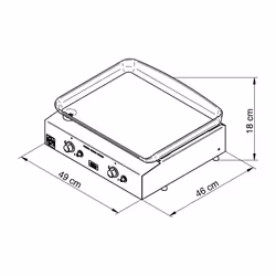 Eno INITIAL 50 grille à gaz 5000 W - Vue supplémentaire 4