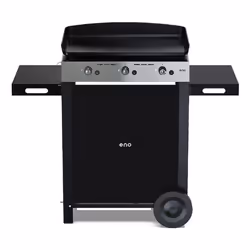 Eno Initial Grill Chariot Gaz Noir, Acier inoxydable 6300 W