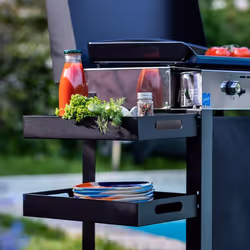 Eno Initial Grill Chariot Gaz Noir, Acier inoxydable 6300 W - Vue supplémentaire 4
