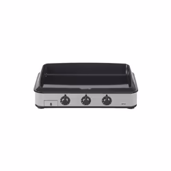Plancha gaz ENO 80 cm Inox 3 brûleurs à poser, 69x40 cm