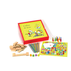 JEUJURA Coffret Bois 100 Jeux Acidule