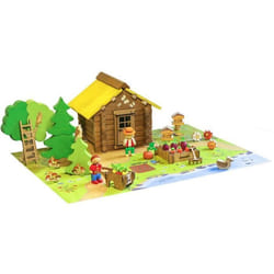 Jeu de construction - JEUJURA - La Maison de la Nature - 95 pièces - Bois naturel - À partir de 3 ans