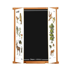 Tableau pour enfant - Deyrolle - La forêt - Bois teinté chêne - 43 x 56 cm - 3 ans et plus