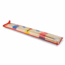JEUJURA Mikado En Bois 18 Cm - Pochette, unisexe, Bois, Multicolore, 01-01-2018, Chine, CE,EN71