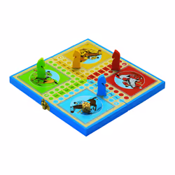 JEUJURA Jeu Des Petits Chevaux, unisexe, Bois, Multicolore, 01-10-2019, Chine, CE,EN71