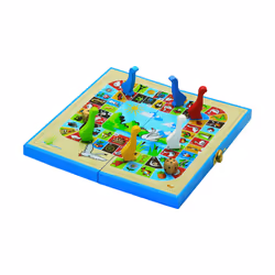 JEUJURA Jeu De L'Oie - Coffret En Bois, unisexe, Bois, Multicolore, 01-10-2019, Chine, CE,EN71