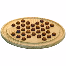 JEUJURA Solitaire En Bois, unisexe, Bois, Multicolore, 01-10-2019, Chine, CE,EN71