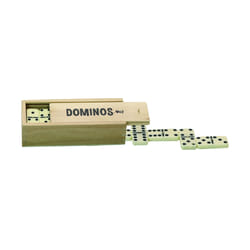 JEUJURA Dominos Avec Pivots - Coffret Bois