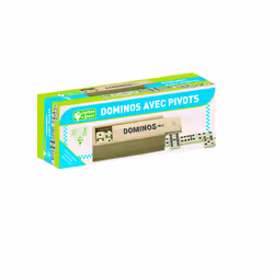 JEUJURA Dominos Avec Pivots - Coffret Bois