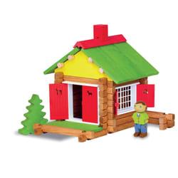 JEUJURA Mon Chalet En Bois - 70 Pieces