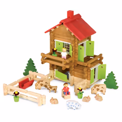 JEUJURA Chalet De La Montagne - 175 Pieces, 5 an(s), Bois, 175 pièce(s), 1,73 kg