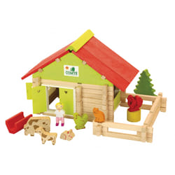 JEUJURA Ferme Avec Animaux - 100 Pieces