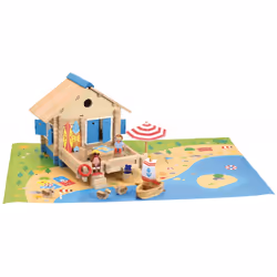 JEUJURA Maison Du Bord De L'Eau- 120 Pieces, 5 an(s), Bois, 120 pièce(s), 1,63 kg