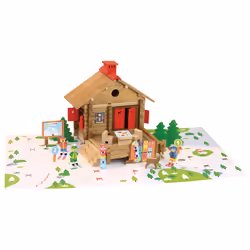 JEUJURA Relais Des Pistes - 120 Pieces, 5 an(s), Bois, 120 pièce(s), 1,72 kg