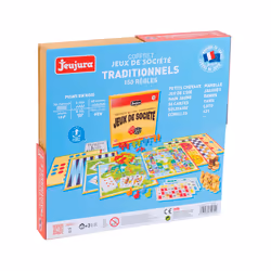JEUJURA Coffret De Jeux Traditionnels Bois