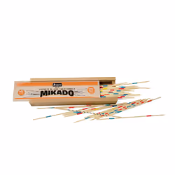 JEUJURA Mikado En Bois - Coffret En Bois, unisexe, Bois, Multicolore, 01-01-2018, France, CE,EN71
