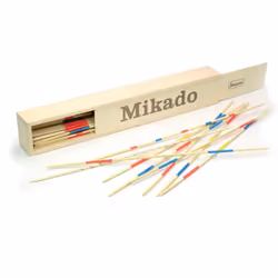 JEUJURA Coffret Mikado En Bois - 50 Cm, unisexe, Bois, Multicolore, 01-01-2018, France, CE,EN71