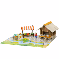JEUJURA La Place Du Marche - 80 Pieces, 5 an(s), Bois, 80 pièce(s), 850 g