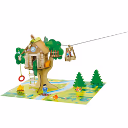 JEUJURA La Cabane Perchee - 70 Pieces, 5 an(s), Bois, 70 pièce(s), 910 g