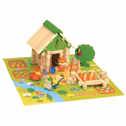 JEUJURA La Maison Du Jardinier - 50 Pieces, 5 an(s), Bois, 50 pièce(s), 530 g