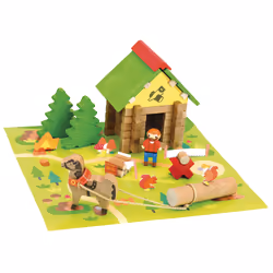 JEUJURA La Maison Du Bucheron - 50 Pieces, 5 an(s), Bois, 50 pièce(s), 570 g
