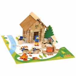 JEUJURA La Maison Du Musher - 50 Pieces, 5 an(s), Bois, 50 pièce(s), 510 g