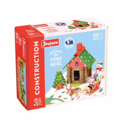 JEUJURA La Maison Du Père Noel - 50 Pieces, 5 an(s), Bois, 50 pièce(s), 550 g