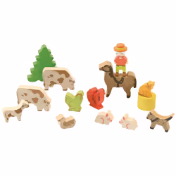 JEUJURA Ma Premiere Petite Ferme- 80 Pieces