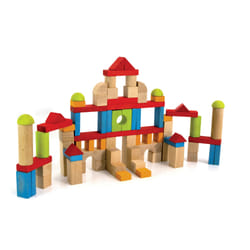 JEUJURA Construire - Blocs - 82 P. En Bois