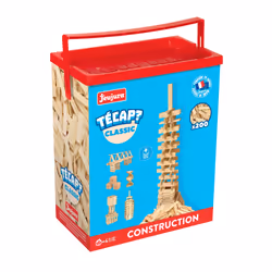 JEUJURA Tecap ? Classic - 200 Pieces, 4 an(s), Bois, 200 pièce(s), 2,33 kg
