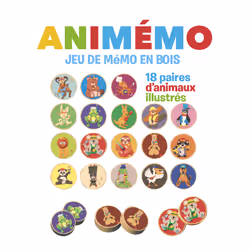 JEUJURA ANIMEMO - JEU DE MEMO, France, CE EN71, 220 mm, 45 mm, 180 mm