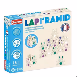 JEUJURA LAPI'RAMID - 16 PIECES, France, CE EN71, 220 mm, 45 mm, 180 mm