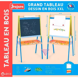 JEUJURA Grand Tableau Dessin En Bois Xxl