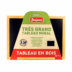 JEUJURA Grand Tableau Noir En Bois 88 X 66