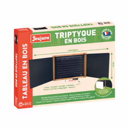 JEUJURA Triptyque En Bois - Teinté Chene