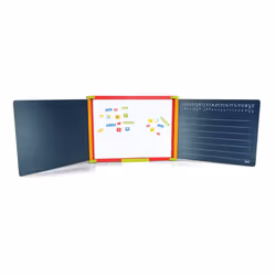 JEUJURA Triptyque En Bois Teinte Magnet