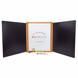 JEUJURA Grand Triptyque En Bois Magnet