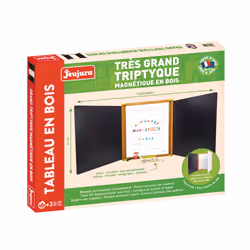 JEUJURA Grand Triptyque En Bois Magnet
