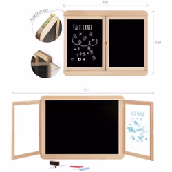 JEUJURA TABLEAU MURAL TRIPTYQUE, CE EN71, France, 590 mm, 40 mm, 460 mm