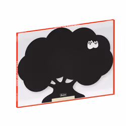 JEUJURA Tableau Mural Arbre - 80 X 57, 3 an(s), Panneaux MDF, Bois, Multicolore