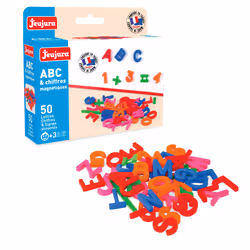 JEUJURA 50 Lettres Majuscules Chiffres Sign, 3 an(s), Plastique, Multicolore