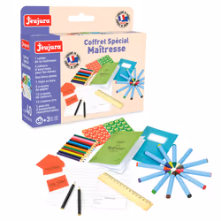 JEUJURA Coffret Special Maitresse, 3 an(s), Bois, Papier, Multicolore