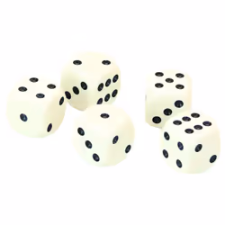 JEUJURA Coffret 5 Des (16 Mm) - Blister, 3 an(s)