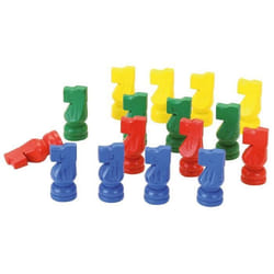 JEUJURA 16 PETITS CHEVAUX EN BOIS - Blister