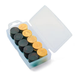 JEUJURA Boite 40 Pions Dames En Bois