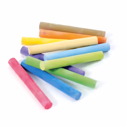 JEUJURA Boite 10 Craies Couleurs, 3 an(s), Argile, Multicolore