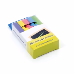 JEUJURA Boite 10 Craies Couleurs