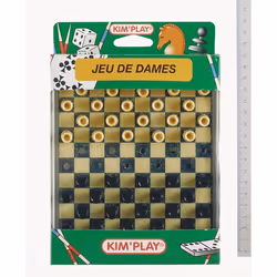 Kim'Play Jeu De Voyage Dames, unisexe, Plastique, Noir, Blanc, 01-01-2017, Chine, 138 g